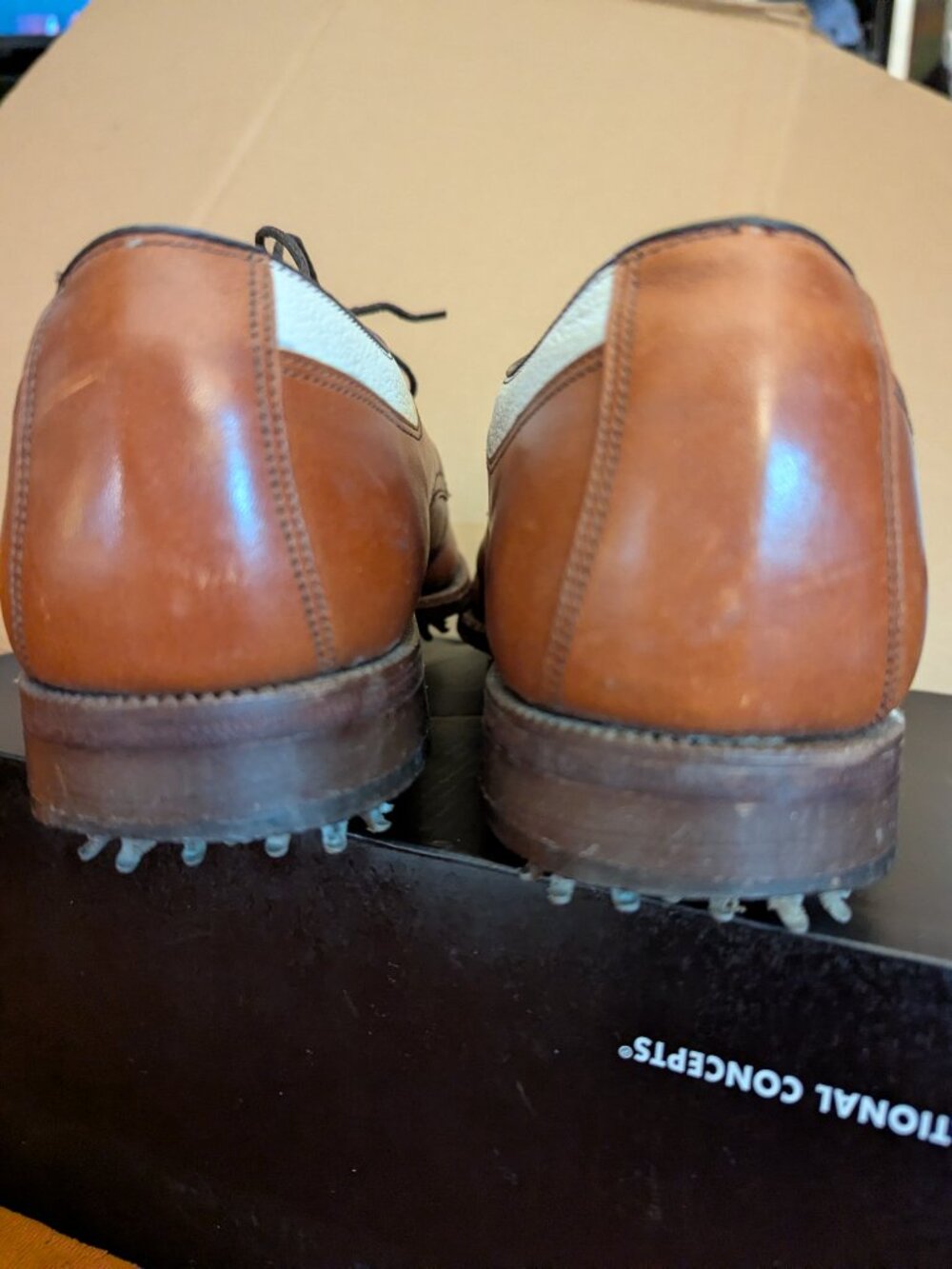 Footjoy Mens Golf Spiked Golf Shoes Size 9 - Picture 5 of 7